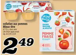 Marché Richelieu collation aux pommes Mieux-être | Life Smart apple snack offer