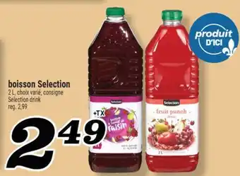Marché Richelieu boisson Selection | Selection drink offer