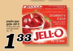 Marché Richelieu poudre pour gelée Jell-O | Jell-O jelly powder offer