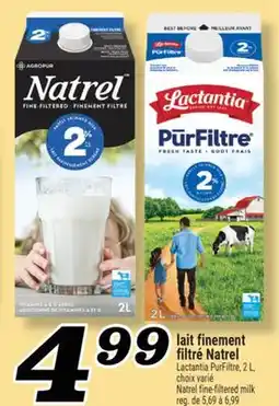 Marché Richelieu lait finement filtré Natrel | Natrel fine-filtered milk offer