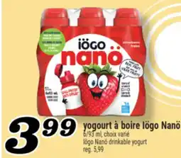 Marché Richelieu yogourt à boire IögoNanö | IögoNanö drinkable yogurt offer