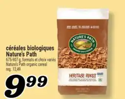 Marché Richelieu céréales biologiques Nature's Path | Nature'sPath organic cereal offer