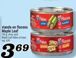 Marché Richelieu viande en flocons Maple Leaf | MapleLeaf flakes of meat offer