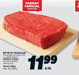 IGA FRENCH STEAK offer