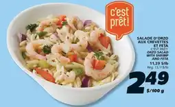 IGA C'EST PRÊT! ORZO SALAD WITH SHRIMP AND FETA offer