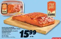 IGA C'EST PRÊT! À CUIRE FRESH MARINATED ATLANTIC SALMON FILLETS offer