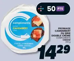 IGA COMPLIMENTS CHEESE offer