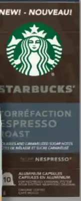 IGA STARBUCKS NESPRESSO COFFEE offer