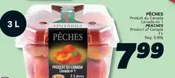 IGA PEACHES offer