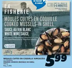 IGA LA FISHERIE FROZEN COOKED MUSSELS IN SHELL offer