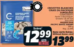 IGA COMPLIMENTS FROZEN RAW PACIFIC WHITE SHRIMP offer