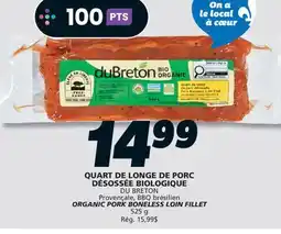 IGA DU BRETON ORGANIC PORK BONELESS LOIN FILLET offer