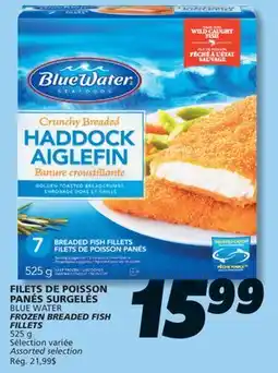 IGA BLUE WATER FROZEN BREADED FISH FILLETS offer