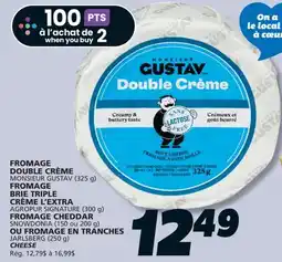 IGA MONSIEUR GUSTAV FROMAGE BRIE TRIPLE offer