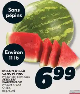 IGA SEEDLESS WATERMELON offer
