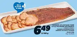 IGA FUMOIR GRIZZLY THAWED PASTRAMI-STYLE SMOKED ATLANTIC SALMON offer
