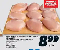 IGA FRESH BONELESS CHICKEN THIGHS offer
