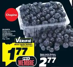 IGA BLUEBERRIES offer