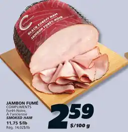 IGA COMPLIMENTS SMOKED HAM offer