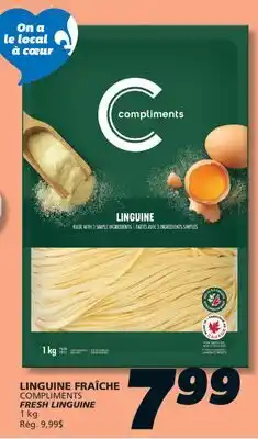 IGA COMPLIMENTS FRESH LINGUINE offer