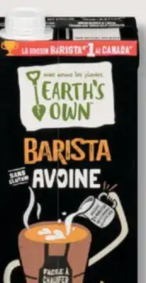 IGA EARTH'S OWN PLANT-BASED BEVERAGE offer