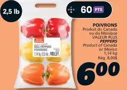 IGA VALEUR PLUS PEPPERS offer