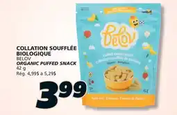 IGA BELOV ORGANIC PUFFED SNACK offer
