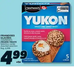 IGA CHAPMAN'S FROZEN TREATS offer