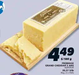 IGA FROMAGE GRAND CHEDDAR 5 ANS AGROPUR offer