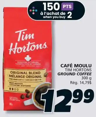 IGA TIM HORTONS GROUND COFFEE offer
