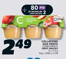 IGA COMPLIMENTS FRUIT SNACKS offer