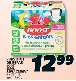 IGA BOOST MEAL REPLACEMENT offer