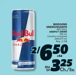 IGA RED BULL ENERGY DRINK offer