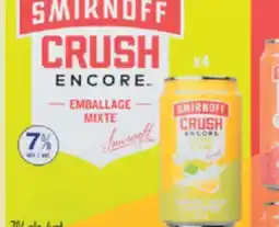 IGA SMIRNOFF ALCOHOLIC MALT BEVERAGE offer