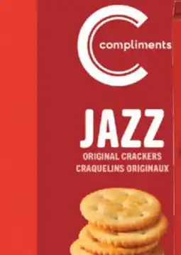IGA COMPLIMENTS JAZZ CRACKERS offer