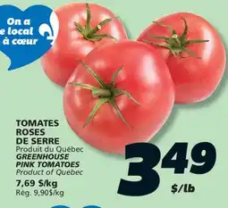 IGA GREENHOUSE PINK TOMATOES offer
