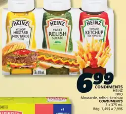 IGA HEINZ TRIO CONDIMENTS offer