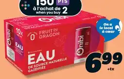 IGA ONIBI CARBONATED NATURAL SPRING WATER offer