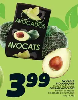 IGA ORGANIC AVOCADOS offer