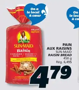 IGA SUN-MAID RAISIN BREAD offer