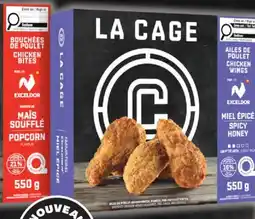 IGA LA CAGE BREADED CHICKEN WINGS, BITES, DRUMSTICKS OR BREASTS offer
