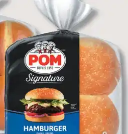 IGA POM SIGNATURE BAGELS, ENGLISH MUFFINS, HAMBURGER OR HOT DOG BUNS OR SMALL BREADS offer