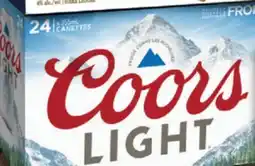 IGA COORS LIGHT BEER offer