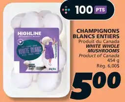 IGA WHITE WHOLE MUSHROOMS offer