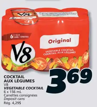 IGA V8 VEGETABLE COCKTAIL offer