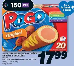 IGA POGO FROZEN FRANKFURTERS IN BATTER offer