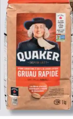 IGA QUAKER OATMEAL OR INSTANT OATMEAL offer