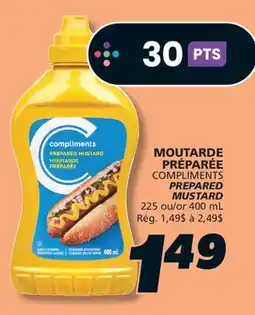 IGA COMPLIMENTS PREPARED MUSTARD offer