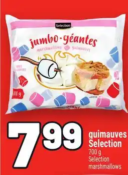 Metro GUIMAUVES SELECTION | SELECTION MARSHMALLOWS offer