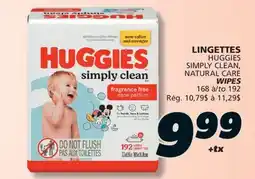 IGA HUGGIES SIMPLY CLEAN NATURAL CARE offer